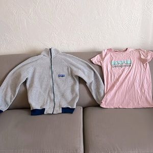 Patagonia bundle : Vintage Fleece + t-shirt